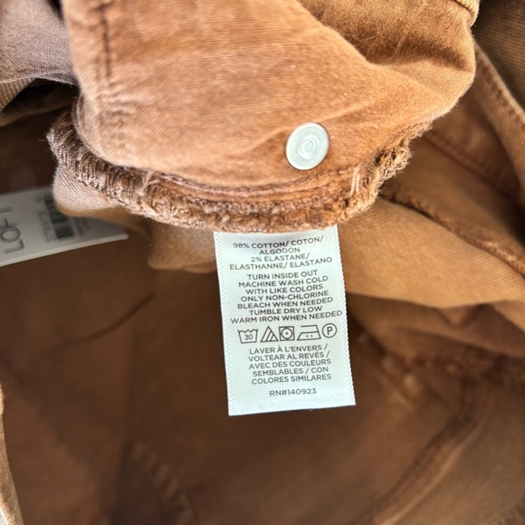 LOFT The Straight High Rise Jeans NWT - Picture 6 of 9